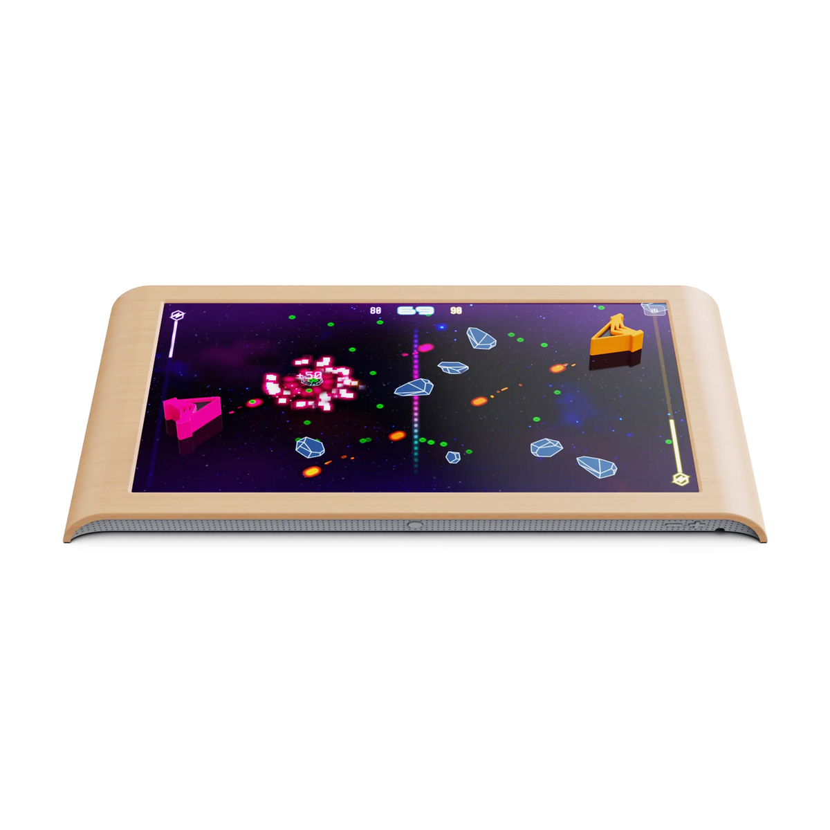 The Board console with Space Rocks on its screen
